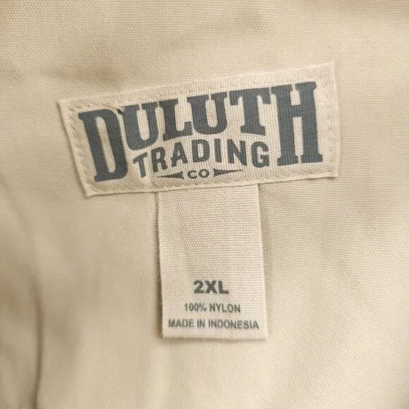 NWT DULUTH TRADING Dry on The Fly 11" Cargo Shorts Khaki Beige Belted 2XL